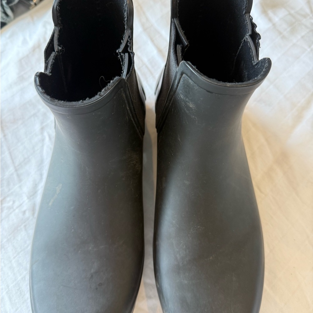 Hunter Black Ankle Boots